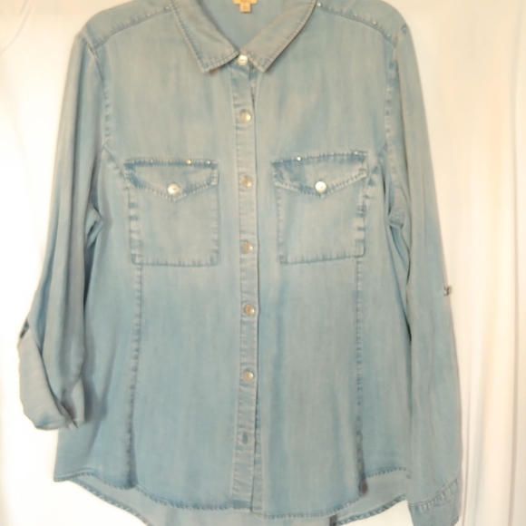 super soft denim shirt